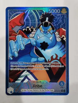 Jinbe Leader OP14-040 Alternate Art The Azure Sea's Seven English One Piece Alt - Image 1