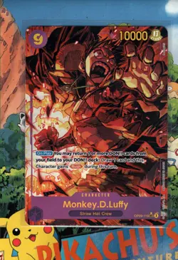 One Piece TCG Monkey.D.Luffy (119) (Alternate Art) OP09-119 Holo NM/M - Image 1