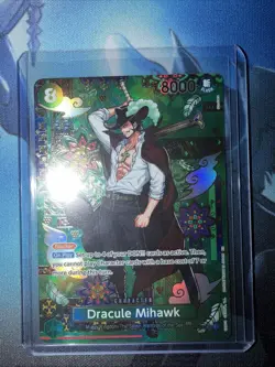 Dracule Mihawk - OP12-030 (SP) The Azure Sea's Seven Foil NM - Image 1