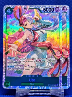 2x Uta OP13-023 SR | NM | Carrying On His Will | One Piece TCG | English - Image 1