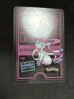 Sylveon Pronto Cafe Card Promo 2025 Pokemon Japanese NM - Image 5