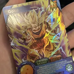 Goku - Dragon Ball Super Trading Card ZR No. 087 Rainbow Holo Foil Tc5 - Image 4