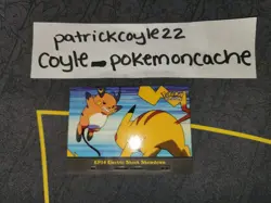 EP14 Electric Shock Showdown Pokemon Topps Series 2 Card VLP front/NM back - Image 1