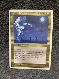 Axelrod Gunnarson MTG (Chronicles) Magic The Gathering Card - Image 1