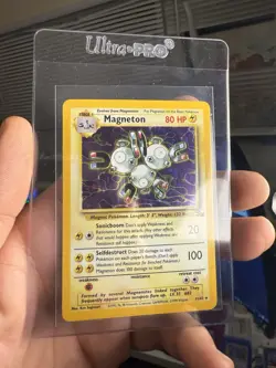 Magneton (11/62) Holo Fossil Set Pokemon Card WOTC - Image 1