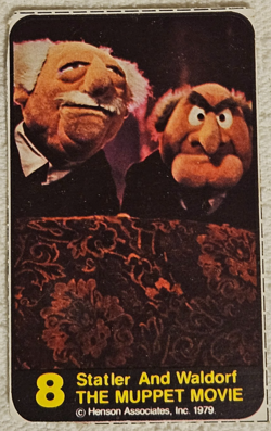 1979 General Mills The Muppet Movie Card #8a Statler and Waldorf - Image 1