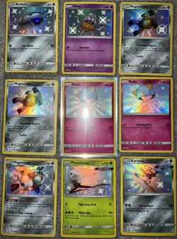 Pokemon Hidden fates CCG TCG Shiny Holo Foil Holofoil Lot Of 9 Cards - Image 1