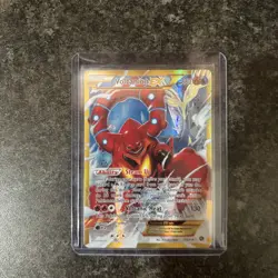 Pokemon Volcanion EX Secret Rare Full Art Holo XY Steam Siege Card 115/114 - Image 1