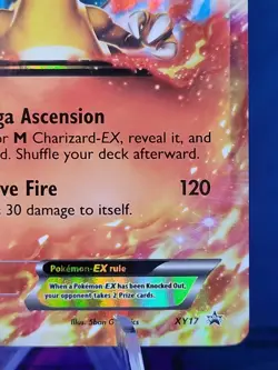 Charizard EX XY17 XY Black Star Promo Holo Pokemon Card LP - Image 4