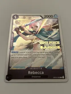 Rebecca (Judge Pack Vol. 6) OP04-092 One Piece Promotion Cards Foil - Image 1