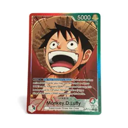 Monkey D. Luffy Trading Card One Piece TCG OP13-001 Leader NM - Image 1