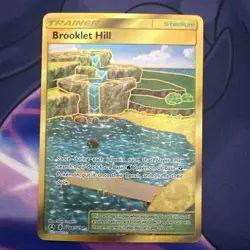 Brooklet Hill SV88/SV94 Hidden Fates GOLD Pokemon Card - Image 1