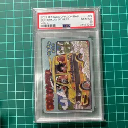 PSA 10 -- Dragon Ball Japanese Itajaga Card -- Vol.4 #27 Son Goku japanese - Image 1