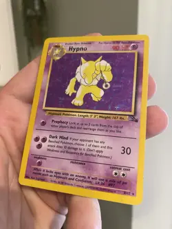 Hypno 8/62 - Fossil Set Pokemon Card TCG Vintage WOTC Holo Rare - HP - Image 5