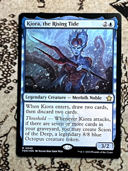 Kiora, the Rising Tide - Foundations - 45 - #Lightly Played Foil - Image 1