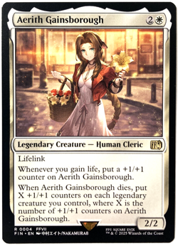MTG Aerith Gainsborough Final Fantasy 4 FFVII NM - Image 1