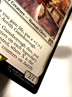 MTG Aerith Gainsborough Final Fantasy 4 FFVII NM - Image 3