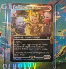 Stiltzkin, Moogle Merchant (Borderless) (Chocobo Track Foil) - Final Fantasy MTG - Image 2