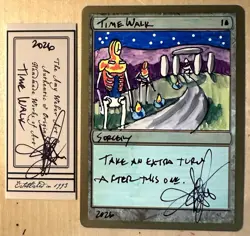 MTG Time Walk Altered Berlin World Championships Amy WEBER - Image 1