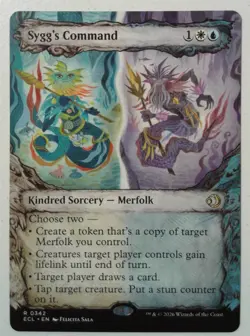 Sygg's Command *Showcase Rare* Magic MtG x1 Lorwyn Eclipsed - Image 1