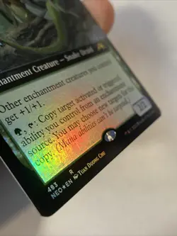 MTG Weaver of Harmony EXTENDED ART FOIL Kamigawa: Neon Dynasty 483 NM - Image 2