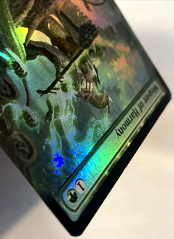 MTG Weaver of Harmony EXTENDED ART FOIL Kamigawa: Neon Dynasty 483 NM - Image 4
