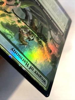 MTG Weaver of Harmony EXTENDED ART FOIL Kamigawa: Neon Dynasty 483 NM - Image 5