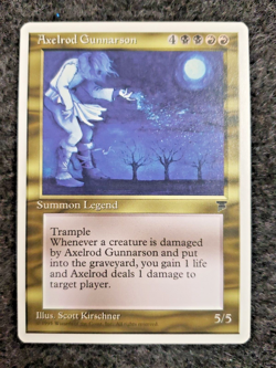 Magic the Gathering Axelrod Gunnarson Chronicles MTG Free Shipping (DS3D1H8) - Image 1