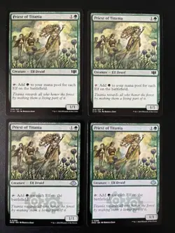 MTG- Priest of Titania x4 - Image 1