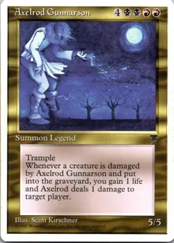 Magic the Gathering Axelrod Gunnarson Chronicles MTG Free Shipping - Image 1