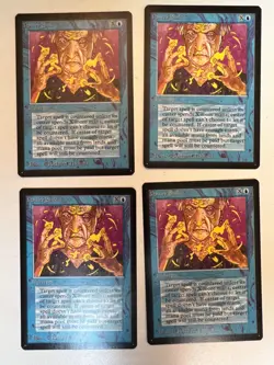 Magic the Gathering MTG Power Sink Beta NM Playset (4) (Beta Bob) - Image 1