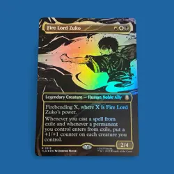 MTG Avatar The Last Airbender Fire Lord Zuko Borderless Foil 0315 - Image 1