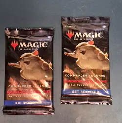 Magic Mtg COMMANDER LEGENDS BALDUR'S GATE Set Booster Pack (lot of 2) - Image 1