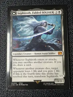 Sephiroth Fabled Soldier, Magic the Gathering Final Fantasy - Image 1