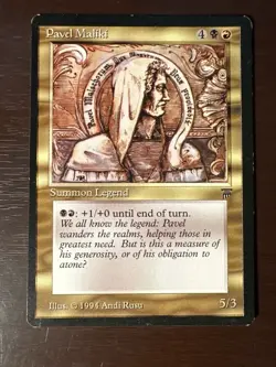 Magic the Gathering MTG Excellent - Pavel Maliki Legends Free Shipping - Image 1
