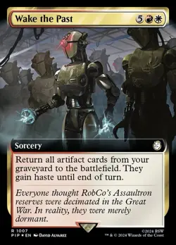 Wake the Past (Extended Art) (Surge Foil) Universes Beyond: Fallout Foil - Image 1