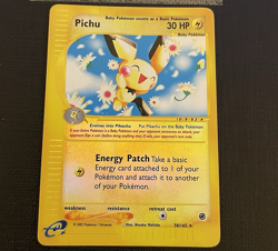 Pichu #58/165 Reverse Holo Rare Expedition Pokemon Card e-reader 2002 - Image 1
