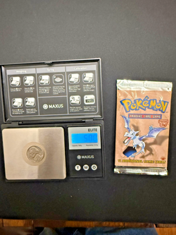 HEAVY Pokemon 1ST EDITION Fossil Booster Pack Factory Sealed 21.07 Grams - Image 3