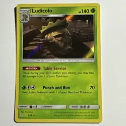 Ludicolo 2/18 Rare Holo Card Detective Pikachu 2019 Pokemon TCG LP - Image 1