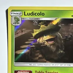 Ludicolo 2/18 Rare Holo Card Detective Pikachu 2019 Pokemon TCG LP - Image 3
