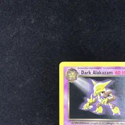 Dark Alakazam Team Rocket 18/82 Non-Holo Rare LP Pokemon WOTC M9228 - Image 3