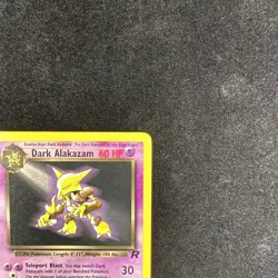 Dark Alakazam Team Rocket 18/82 Non-Holo Rare LP Pokemon WOTC M9228 - Image 4