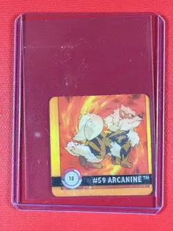 1999 Pokemon Flipz Premier Edition Growlithe/Arcanine #18 - Image 1