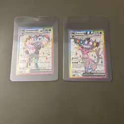 Pokemon TCG: Lot Of 2x Promos Umbreon 176, Espeon 175 Near Mint Prismatic Set #2 - Image 1