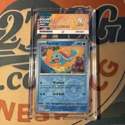 Squirtle Pokemon Center Stamp 007/165 151 Reverse Holo - ACE 9 MINT - Image 1