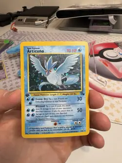 Articuno ⭐ 2/62 Holo Rare Fossil 1999 Pokemon 1st Edition LP - Image 3