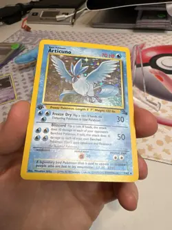Articuno ⭐ 2/62 Holo Rare Fossil 1999 Pokemon 1st Edition LP - Image 5