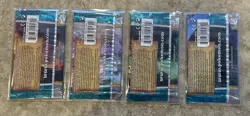 4 Sealed Unweighed Pokemon HS Unleashed Booster Packs - Art Set - Image 2
