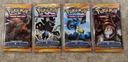 4 Sealed Unweighed Pokemon DP Legends Awakened Booster Packs - Art Set - Image 1