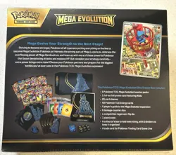 POKEMON TCG MEGA EVOLUTION LUCARIO ETB ELITE TRAINER BOX FACTORY SEALED NEW - Image 2